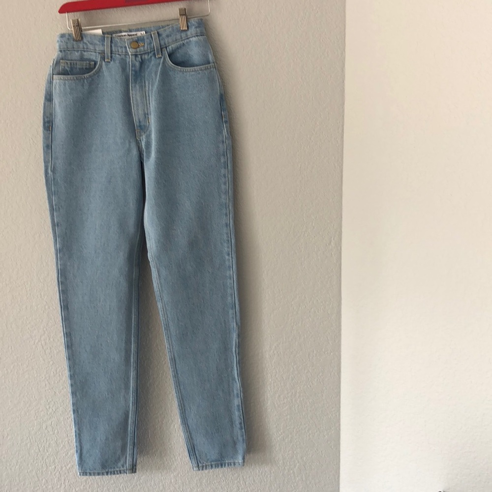 American Apparel light denim jeans